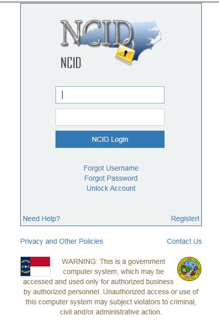 ncdit|ncid login.